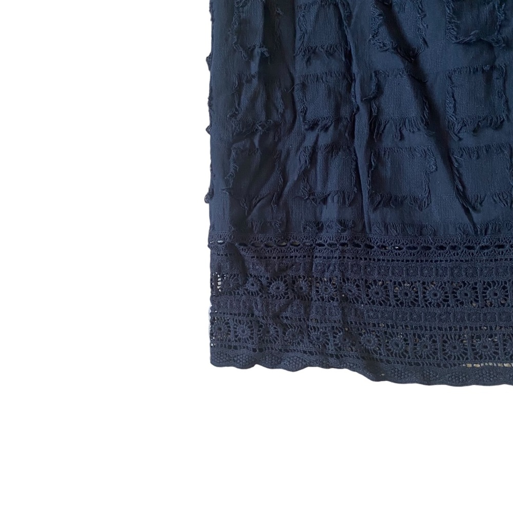 NWT CLC By Corey Lynn Calter Maryl Black Fringe Eyelet Sun Dress Pockets Small - Picture 5 of 11